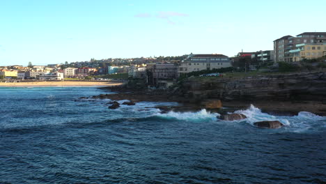 North-Bondi-rocks,-Ben-Buckler-in-Sydney-Australia