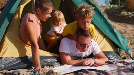 family camping trip