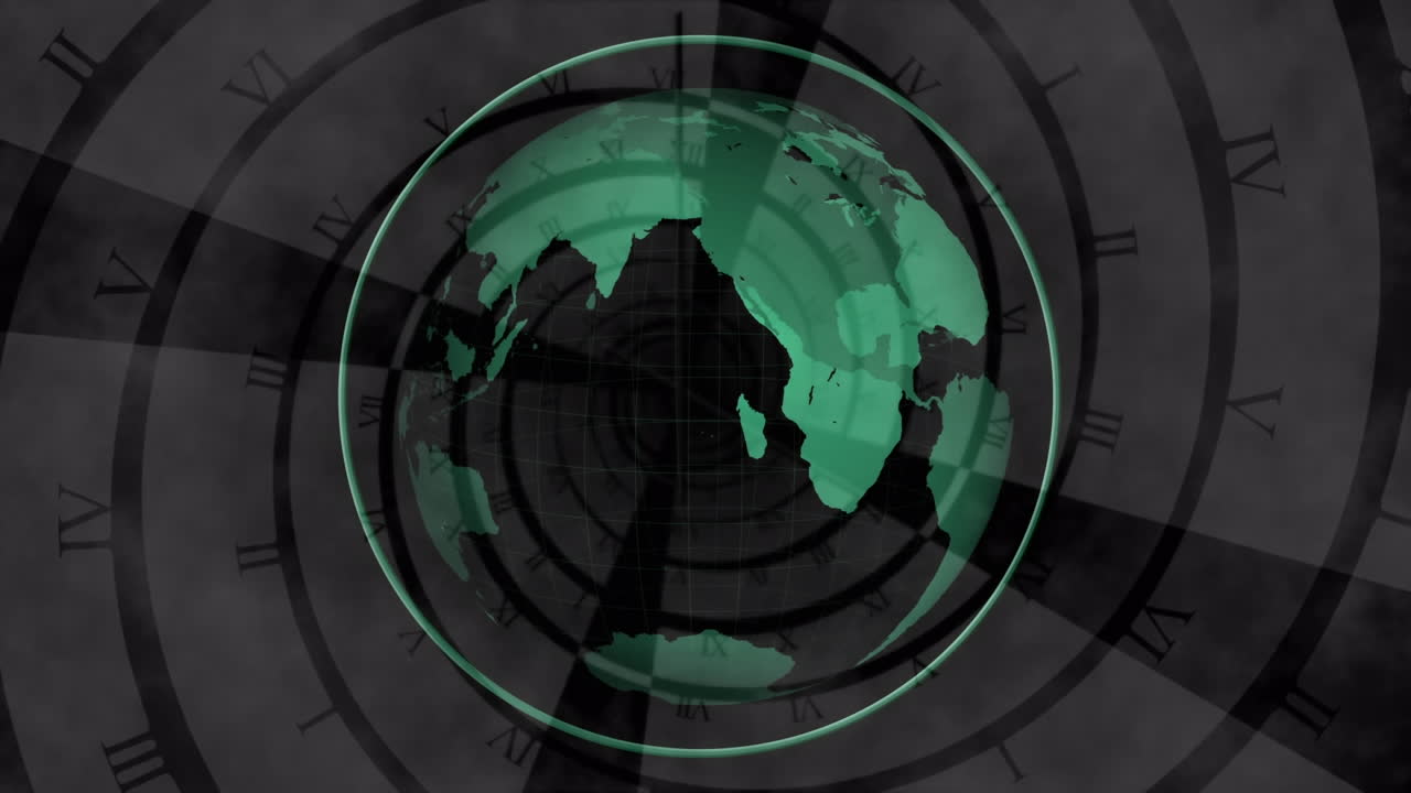 animación de la red de conexiones y durante el reloj