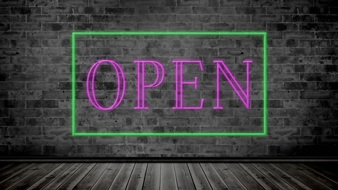 프레임 4k에서 반 ⁇ 이는 오픈 텍스트의 애니메이션