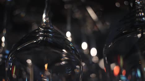 blurred wine glasses