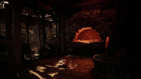 medieval forge interior