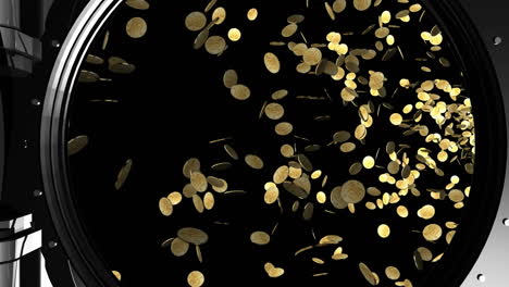 gold circle confetti