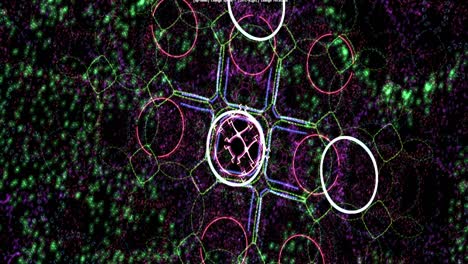 túnel de ciencia ficción de neón de alta tecnología