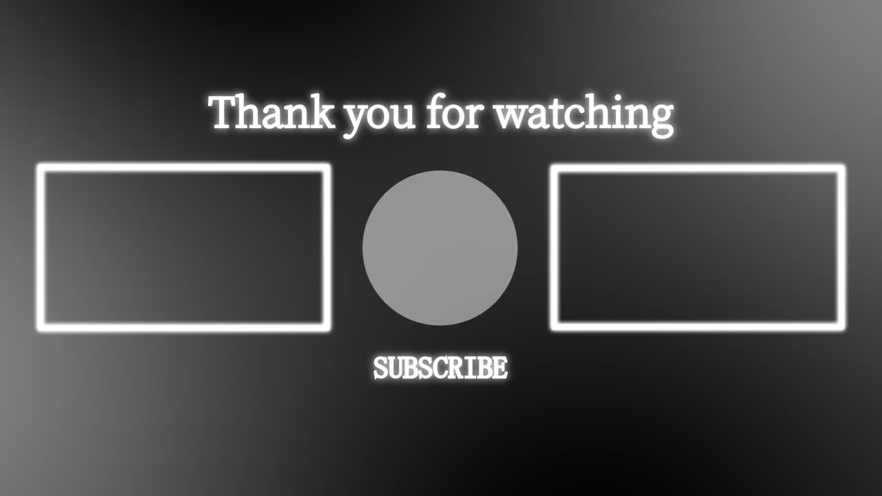 gradación simple de la tarjeta de finalización de la pantalla de finalización gráficos de movimiento