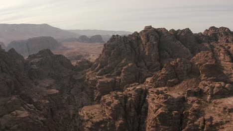 jordan mountains petra aerial drone middle east