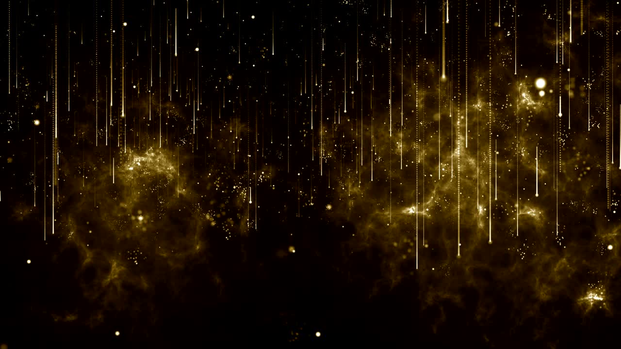 입자 금 반이는 보케상 먼지 추상적인 배경 루프