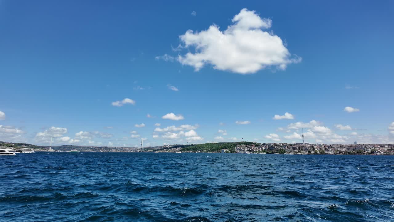 Istanbul Bosphorus View on a Sunny Day