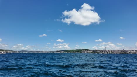 istanbul bosphorus view on a sunny day