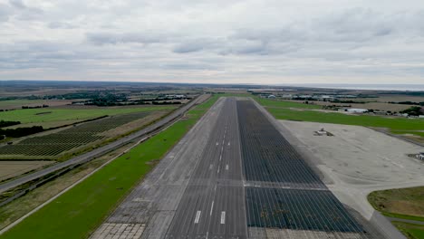 manston runway in kent formerly used for kent international airport