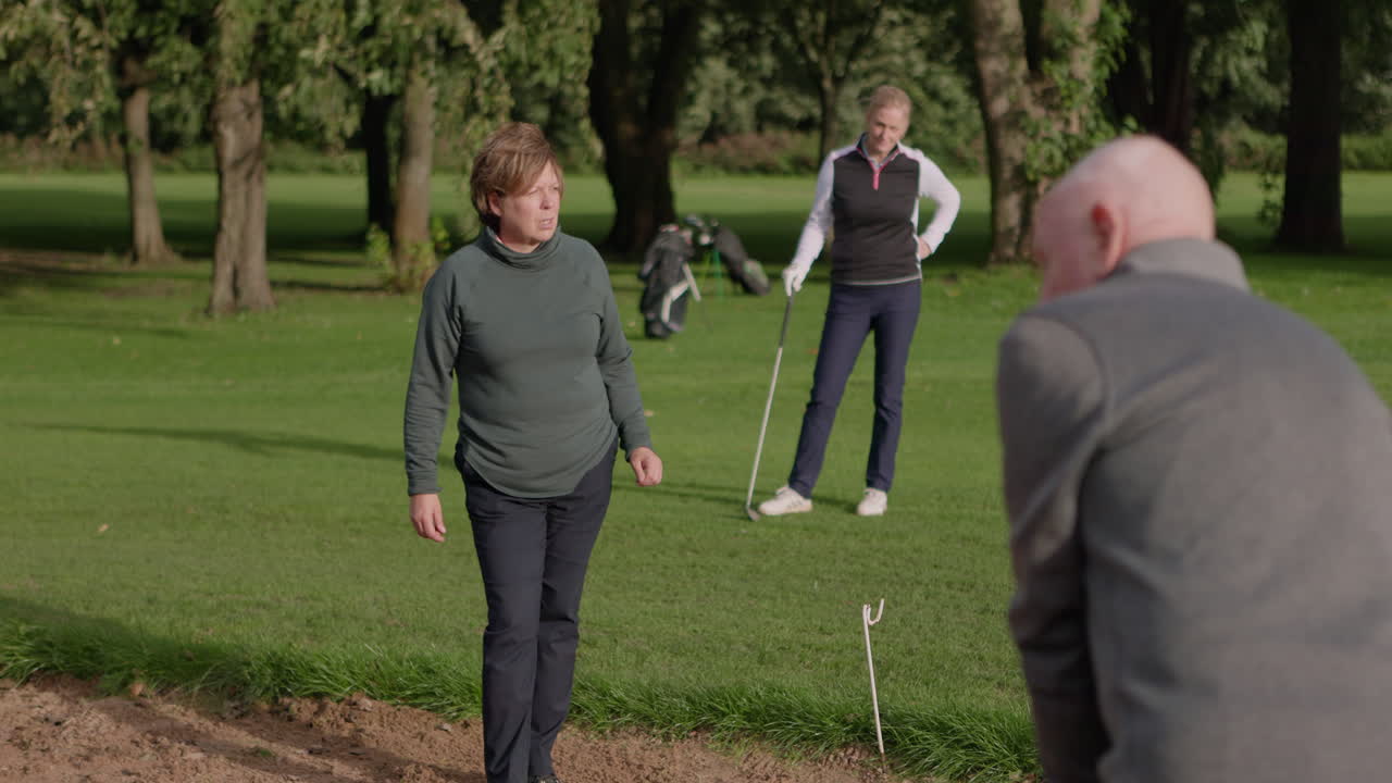 Golfers on a Golf Course