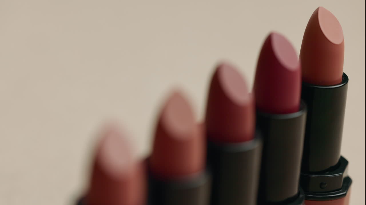 Closeup, lipstick product and makeup