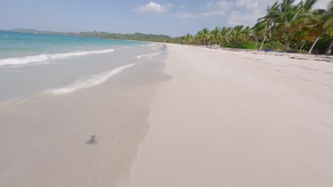 Tropischer-Exotischer-Playa-Rincon-Strand-Auf-Der-Halbinsel-Samana,-Dominikanische-Republik