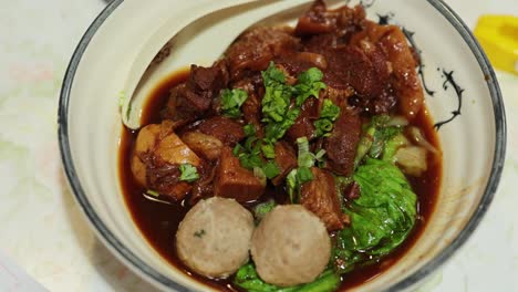 savory beef and vegetables in a flavorful broth