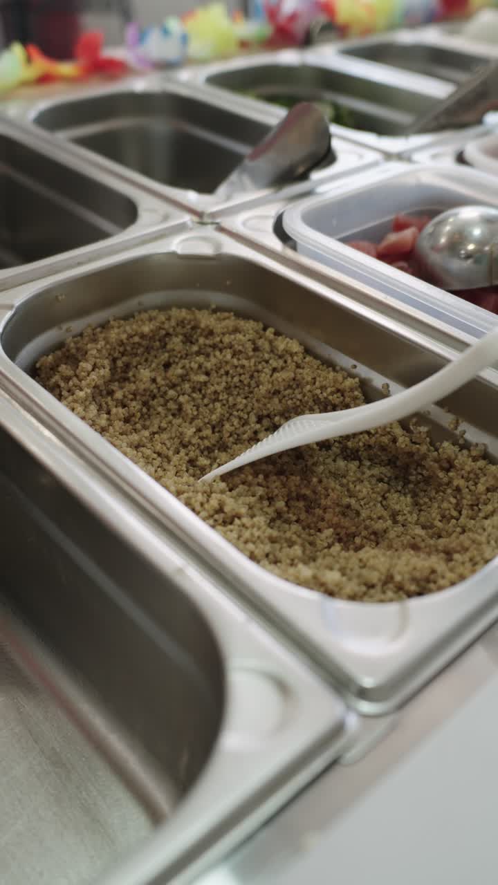 Poke bowl ingredients