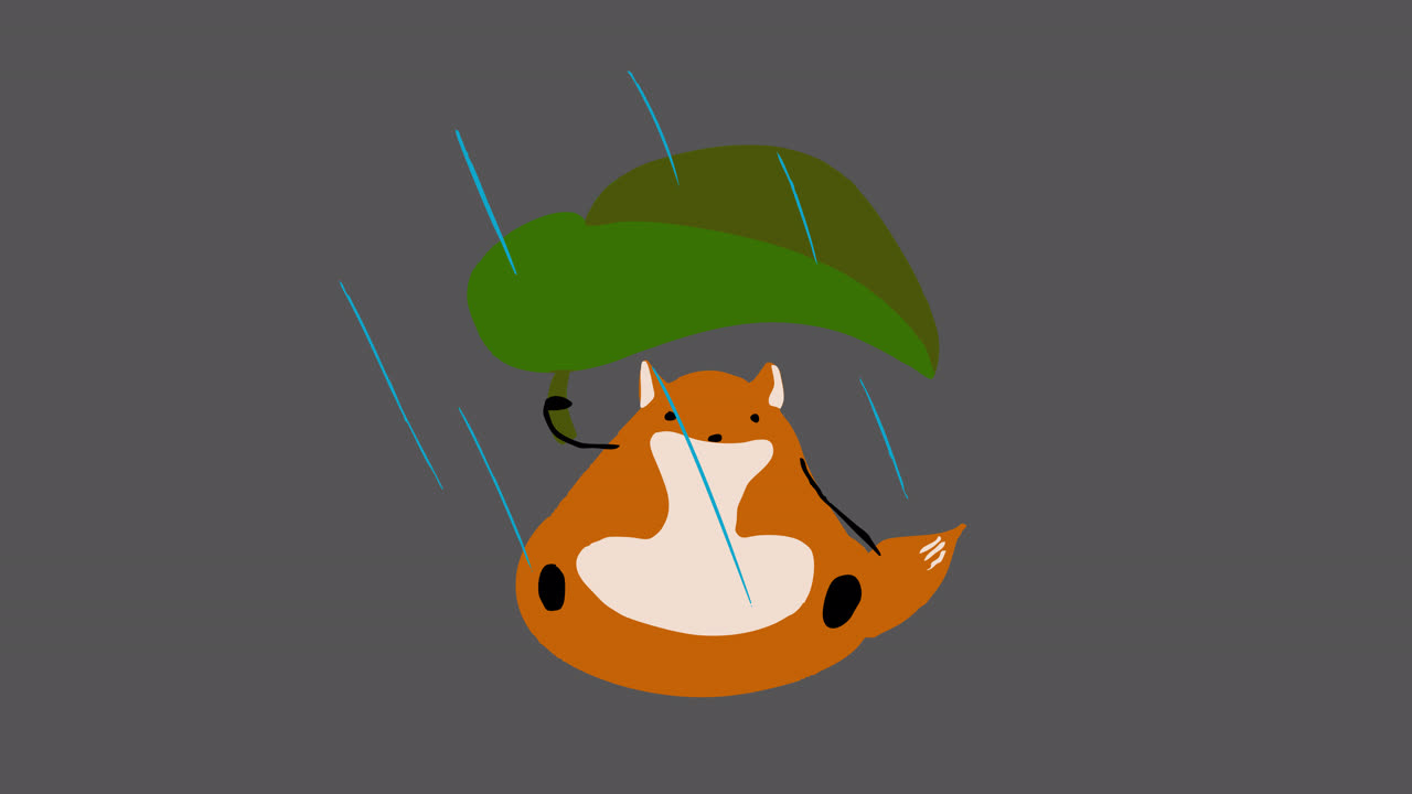 Animated Cartoon Fox 06