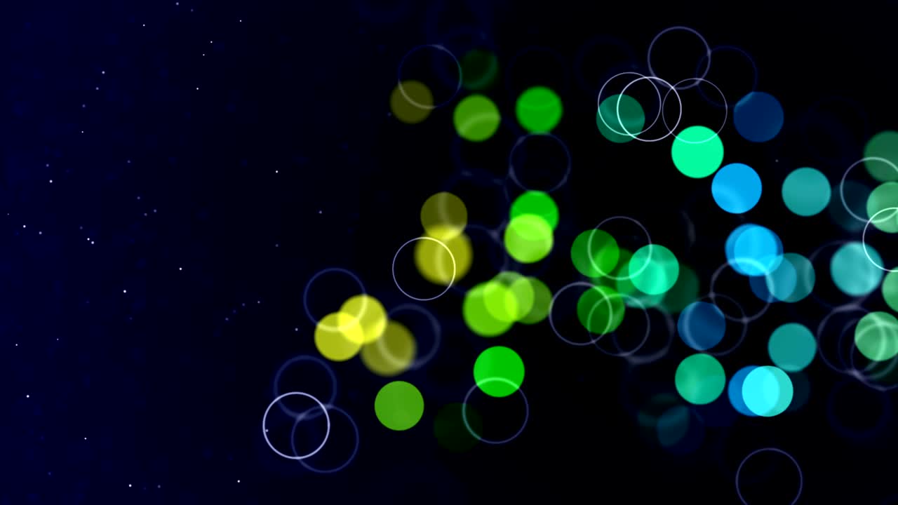그라디언트 배경에서 움직이는 보케 입자 무한 루프 스 비디오