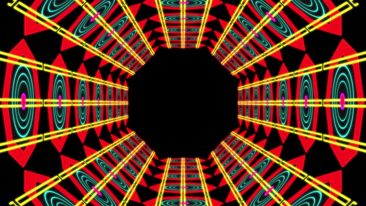 사이버 터널 진행 애니메이션 모션 그래픽