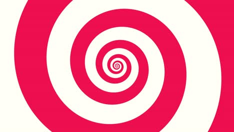 líneas espirales de vértigo rojo