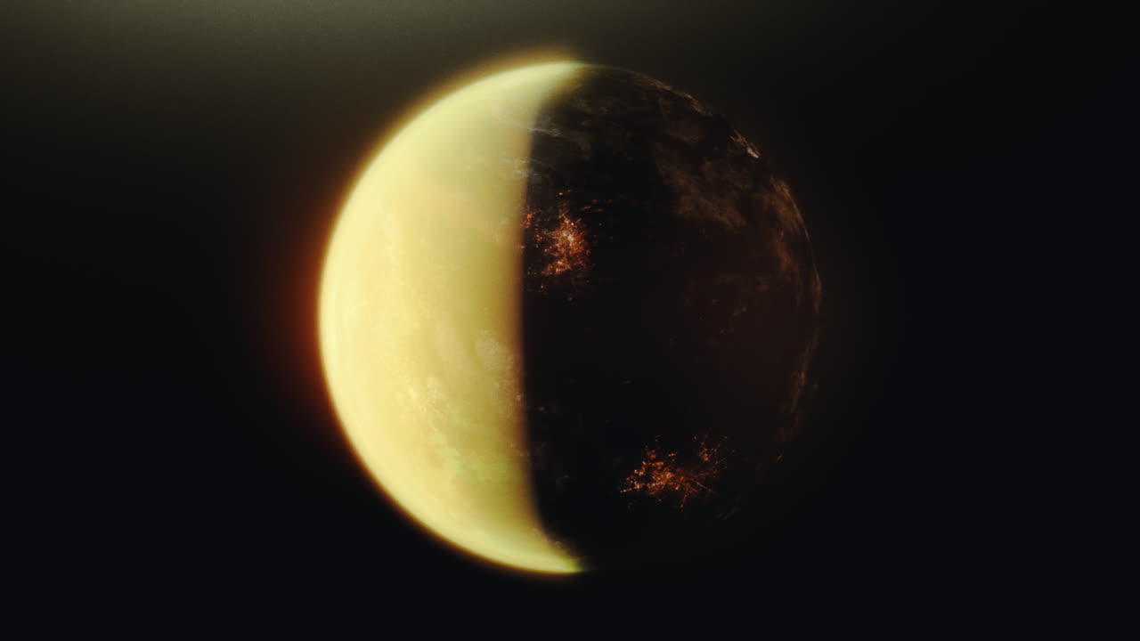 Alien civilization planet