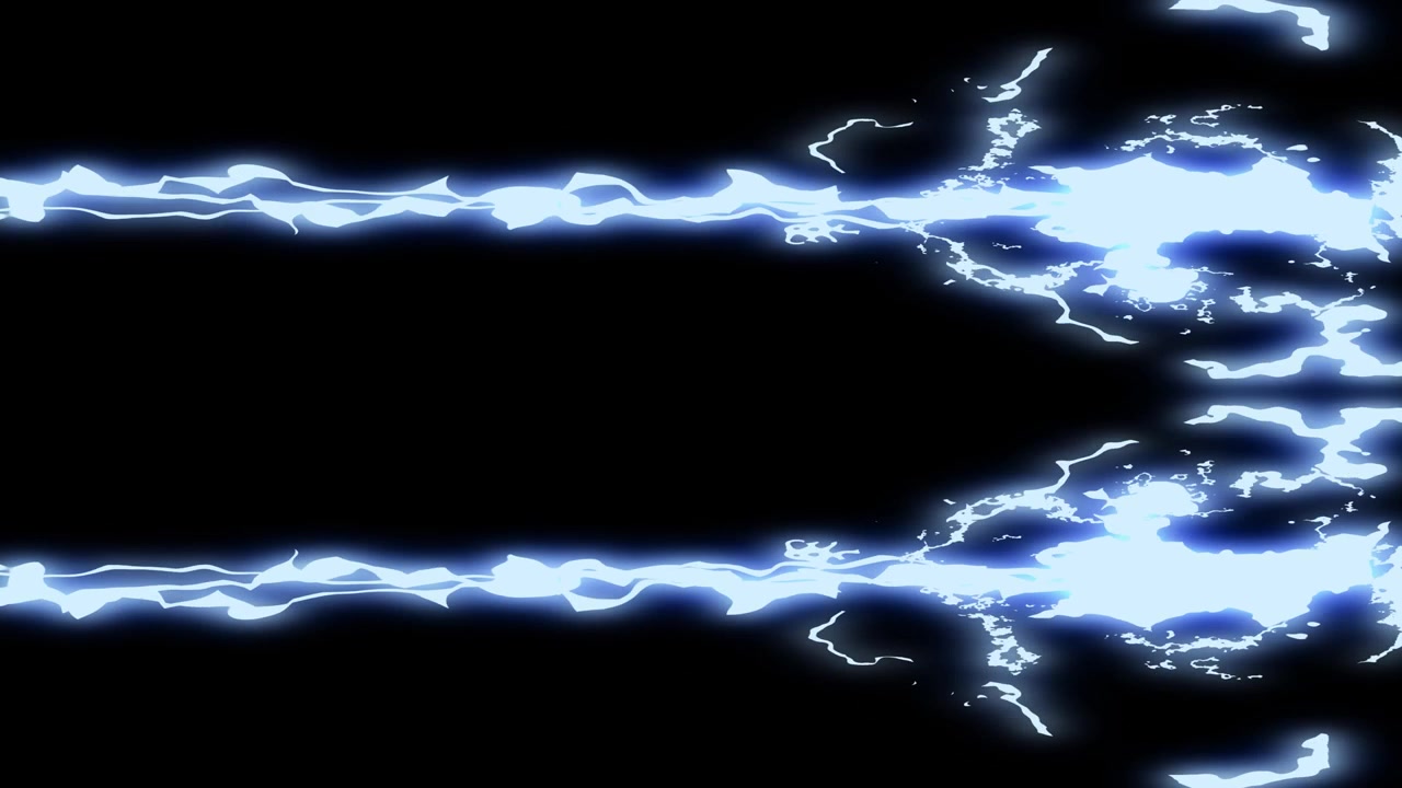 Electric shock beam animation motion graphics