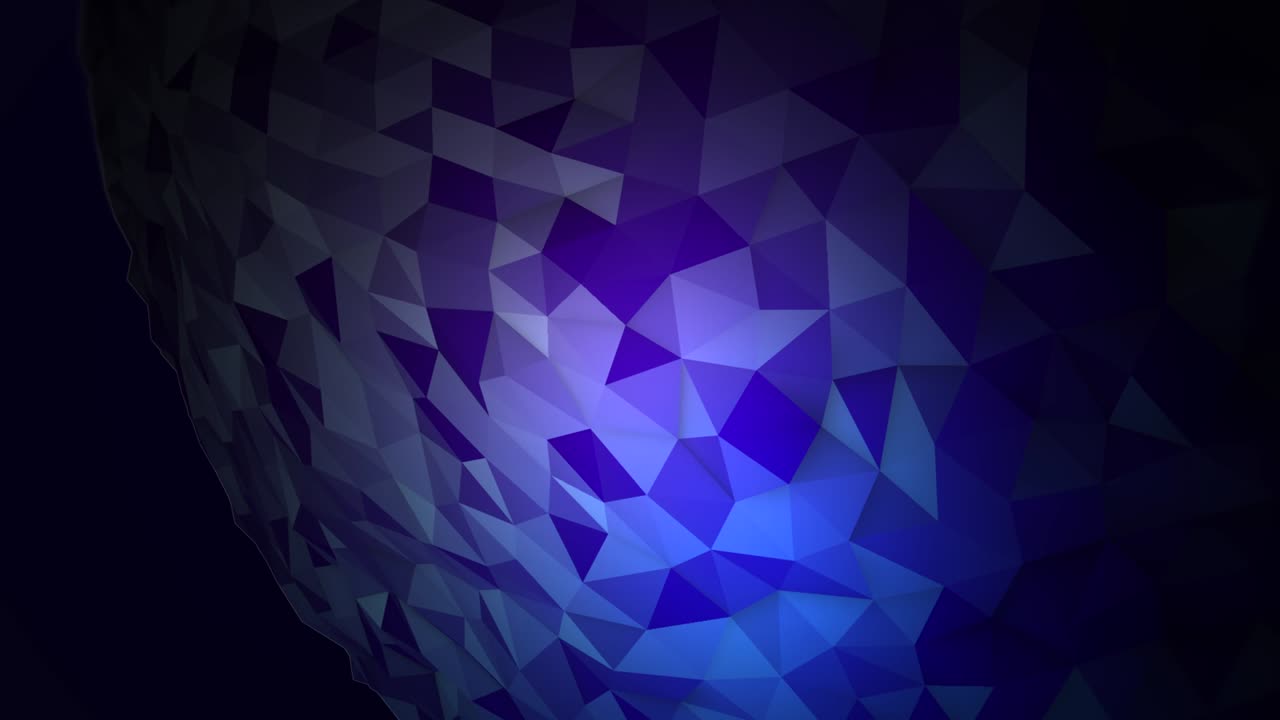 gran esfera líquida futurista azul en el espacio oscuro