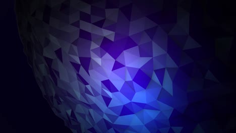 gran esfera líquida futurista azul en el espacio oscuro