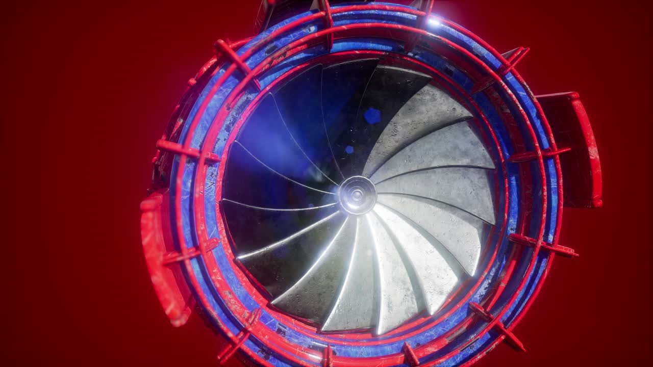 partes de las turbinas de motores a reacción