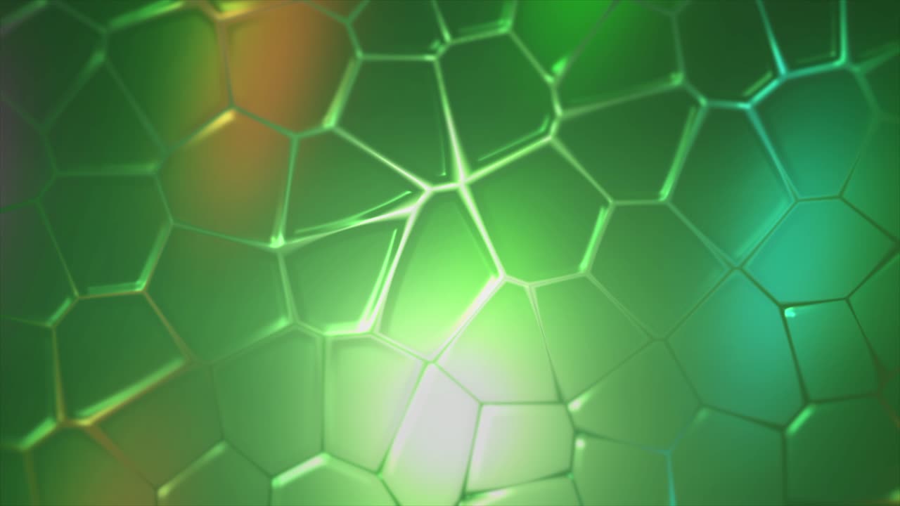 Abstract Green Geometric Pattern