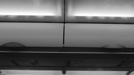 airplane overhead bins