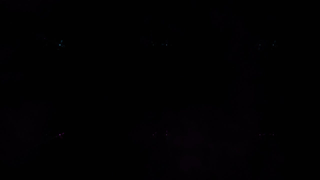 네온 무대 조명