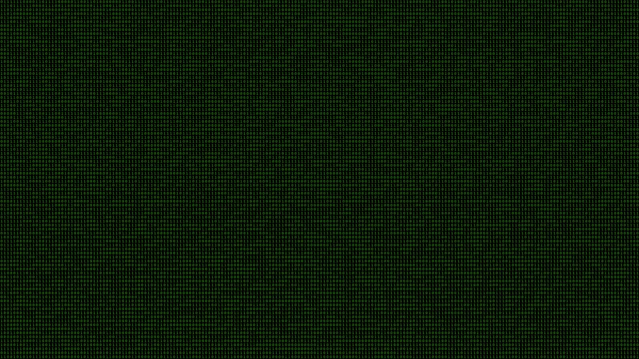 Digital background. Wiggle number and green binary digits moving on screen. Concept of technology, code programming, graphic computing and hud interface.