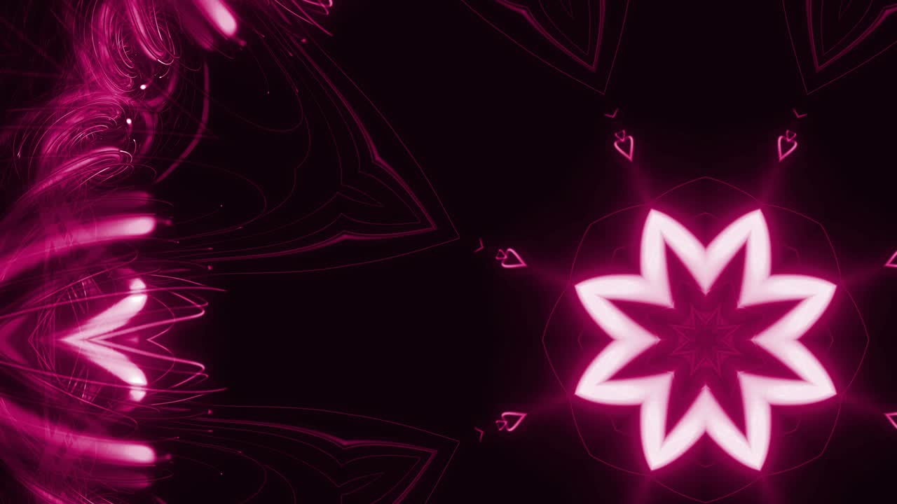 líneas geométricas vj bucle de movimiento