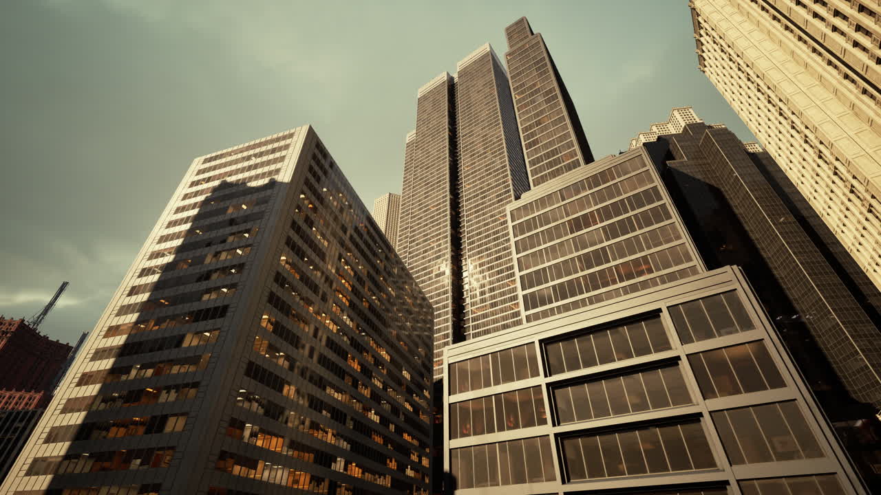 rascacielos en una ciudad