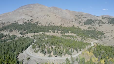 Drohne-Fliegt-Durch-Berge-In-Colorado