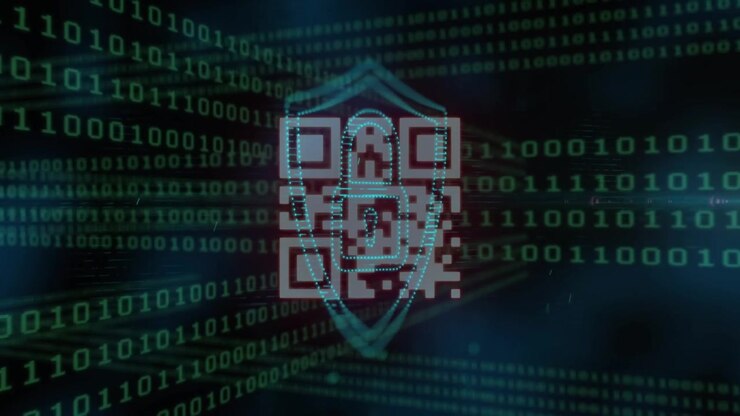 Composition of digital padlock with integrated circuit online digital padlock and binary