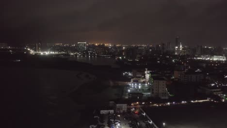 ciudad de noche nigeria drone 10