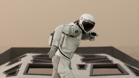 astronaut on mars