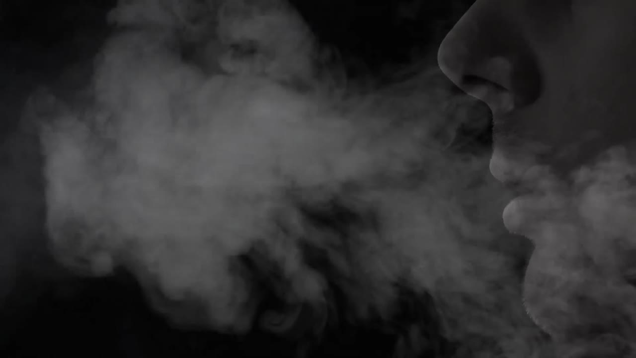 담배를 피우는 남자