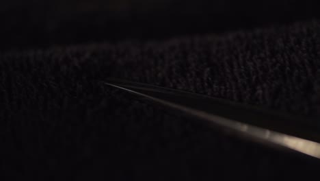 close-up of barber tools