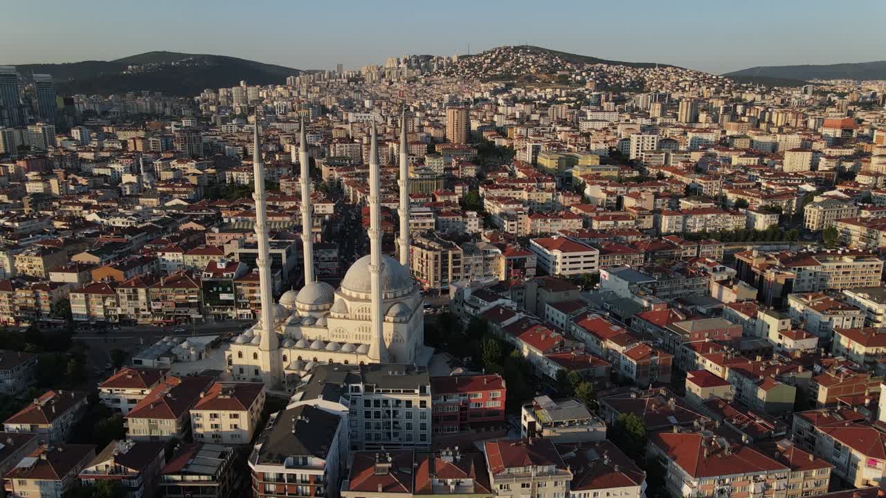 vista aérea edificio de oración