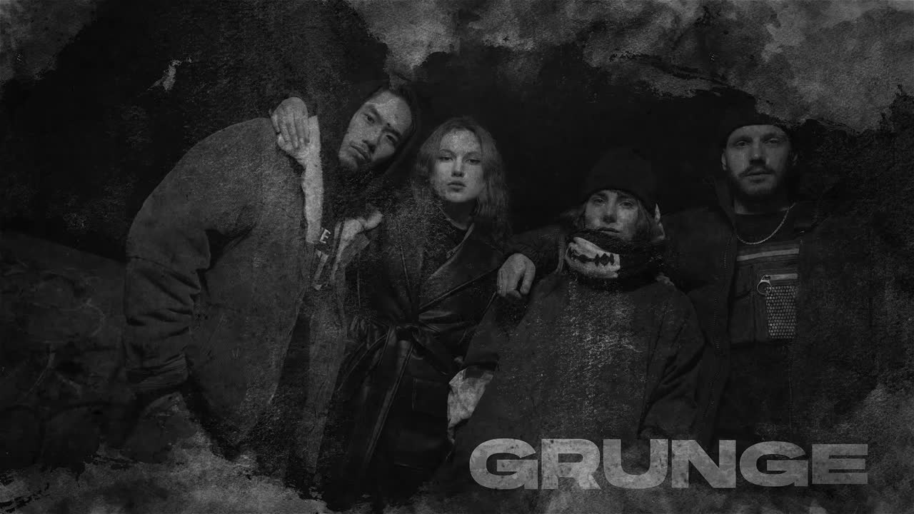 Un moderno template di motion graphics progettato per contenuti video di introduzione grunge.