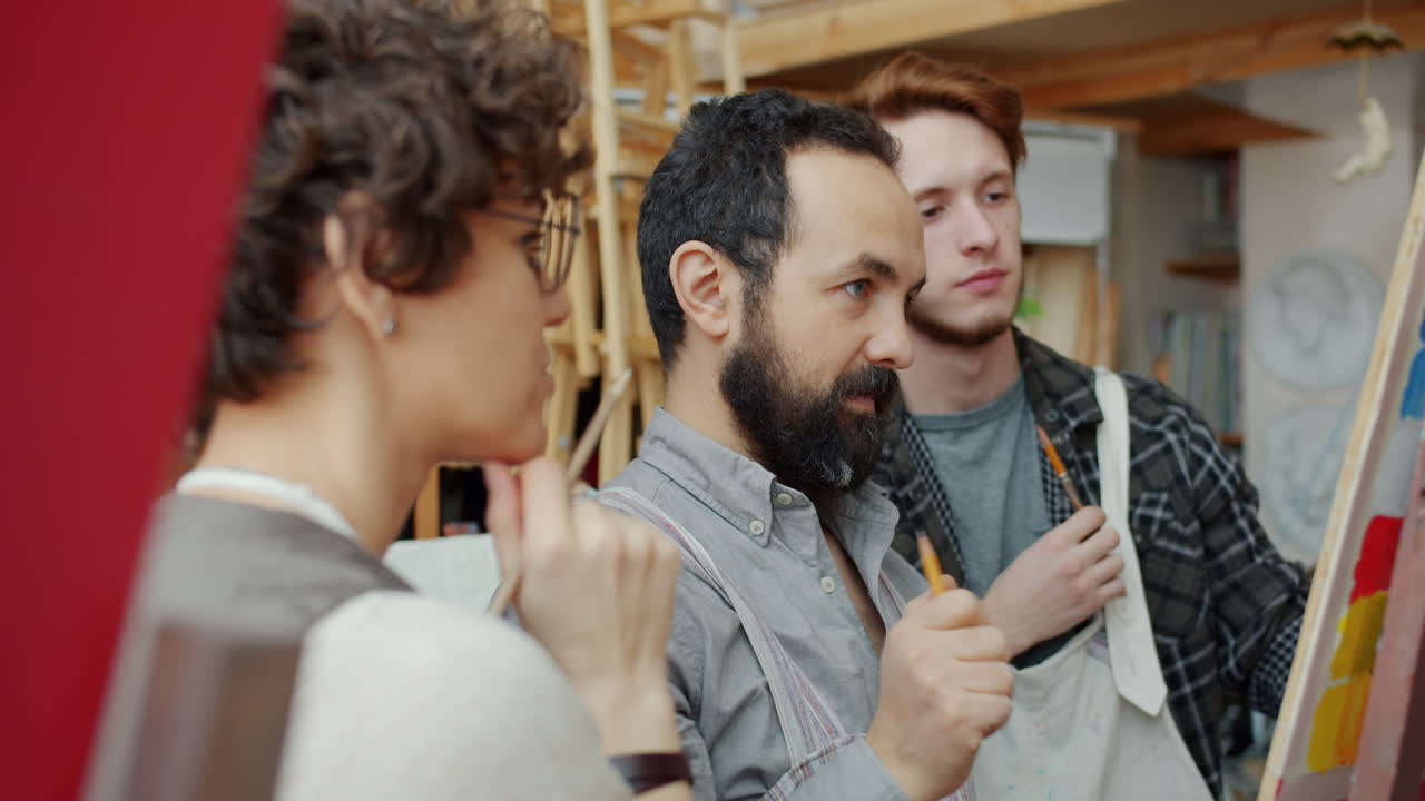 Art Class Painting Session