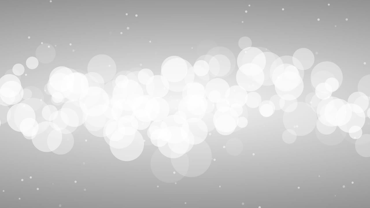 Defocused white particles