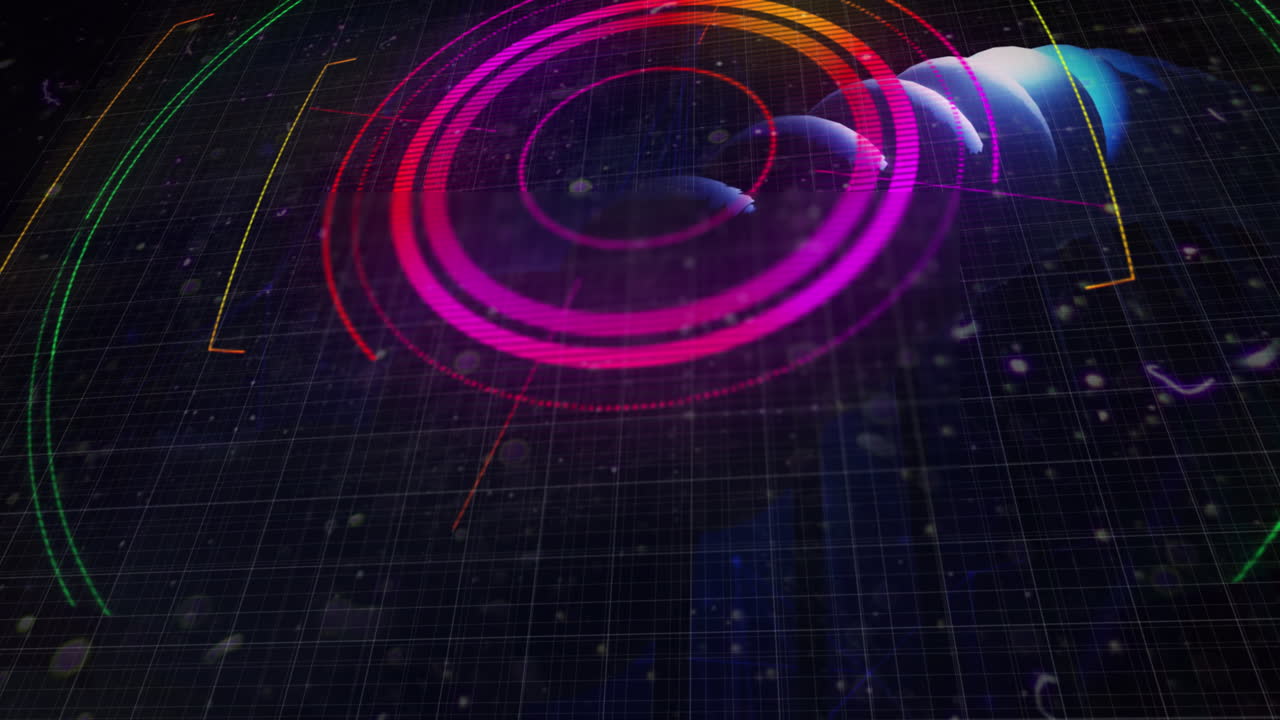 Animation of scope scanning over dna strand