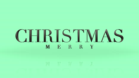 Elegance-style-Merry-Christmas-text-on-green-gradient