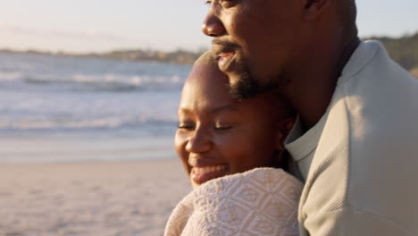 Summer,-love-and-couple-hug-at-a-beach