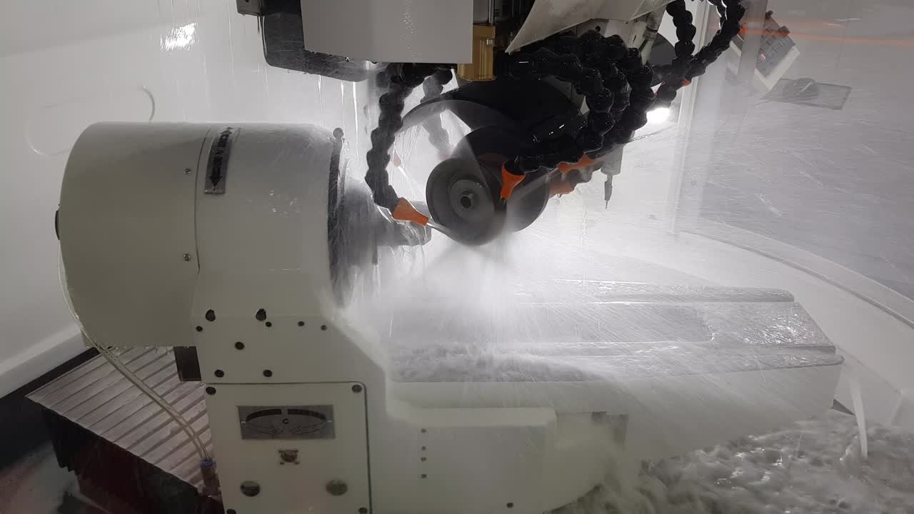 металлообработка счётная фрезерная машина. резка металла современная технология обработки.