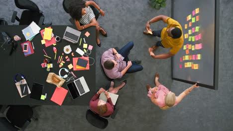 teamwork of successful businesspeople meeting