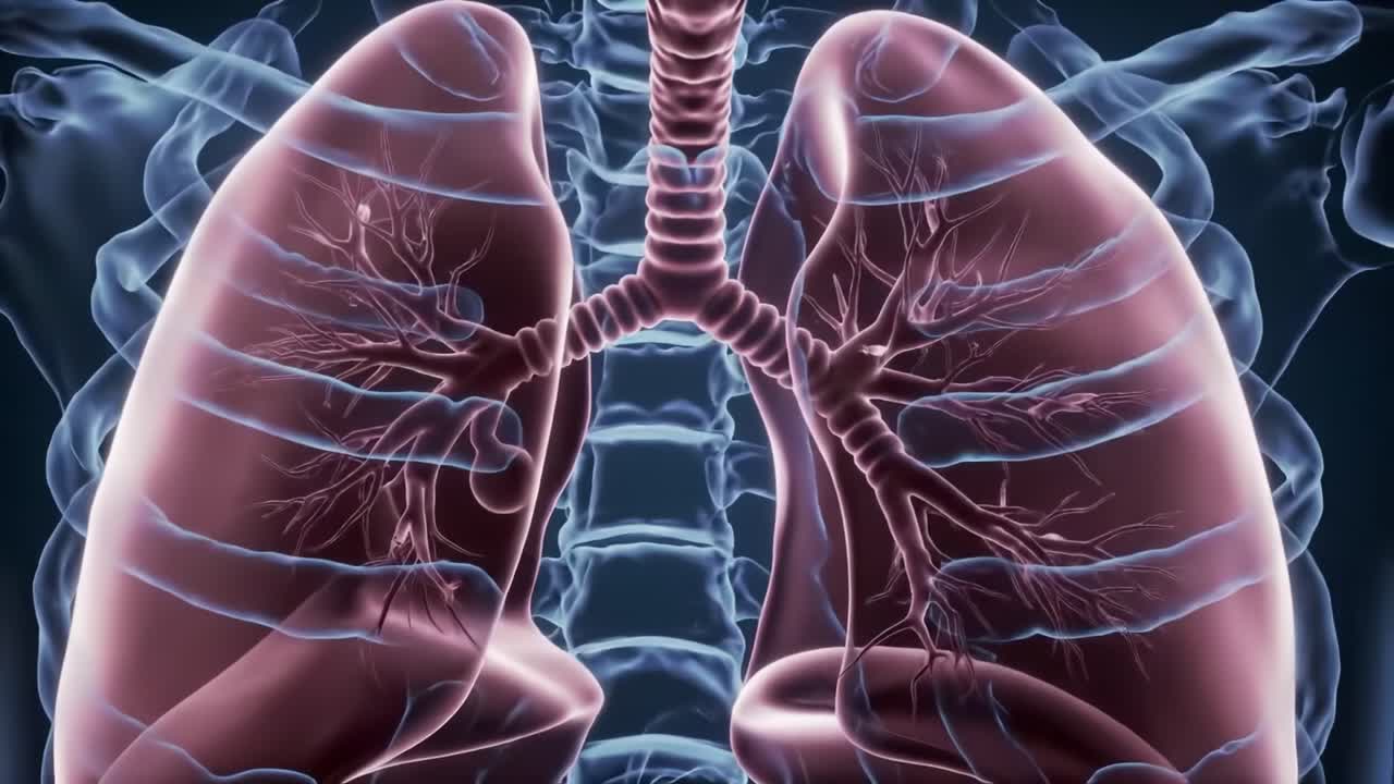 Detailed Visualization of Lungs: A Comprehensive Look at Pulmonary Anatomy and Functionality in Human Respiratory System